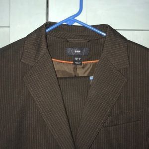 Like new H&M choc pin stripe suit